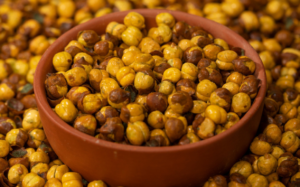 roasted black chickpeas